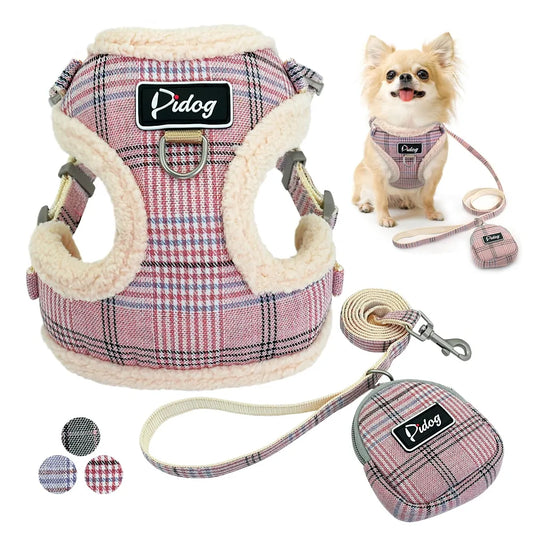 Soft Adjustable Harness Set for Dogs